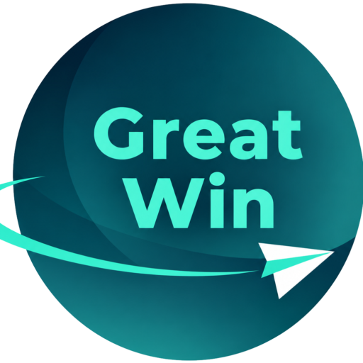 Great Win Teal Orbit Logo